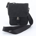 Prada Tessuto Nylon Triangle Logo Leather Shoulder Bag Crossbody Messenger