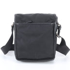 Prada Tessuto Nylon Triangle Logo Leather Shoulder Bag Crossbody Messenger — view 3