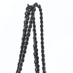Prada Tessuto Nylon Plastic Chain Triangle Logo Shoulder Bag Black — view 2