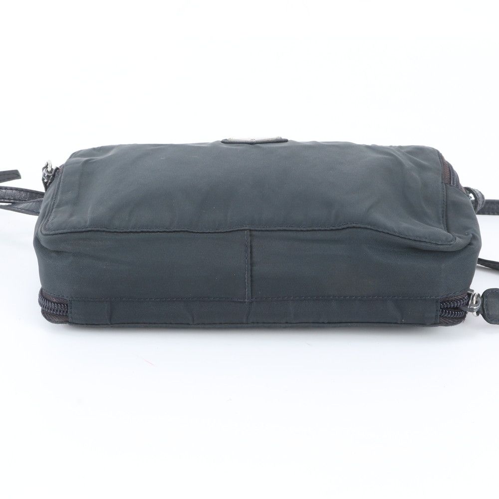 Prada Hankyu Umeda Tessuto Nylon Triangle Logo Shoulder Bag — view 6