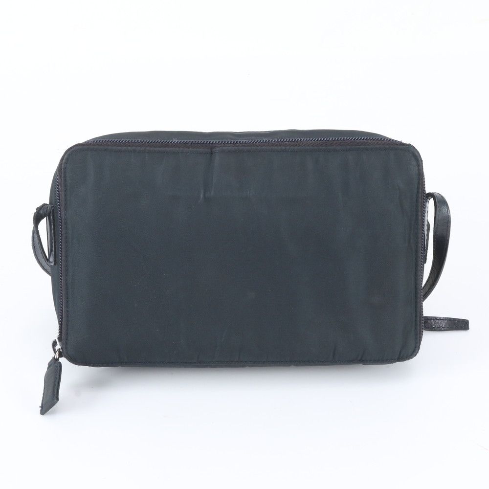 Prada Hankyu Umeda Tessuto Nylon Triangle Logo Shoulder Bag — view 3