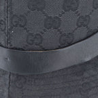 Gucci Tagged GG Canvas Bucket Hat Bakeha XL Hat Leather Black — view 6
