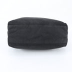 Prada Tessuto Nylon Plastic Handle Handbag Tote Black — view 5