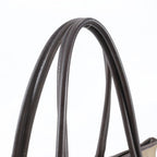 Gucci Leather Canvas Tote Shoulder Business Document — view 2