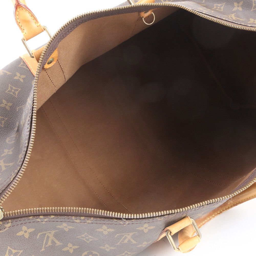Louis Vuitton Monogram Keepall 50 Leather Boston Bag Tote Carry — view 7