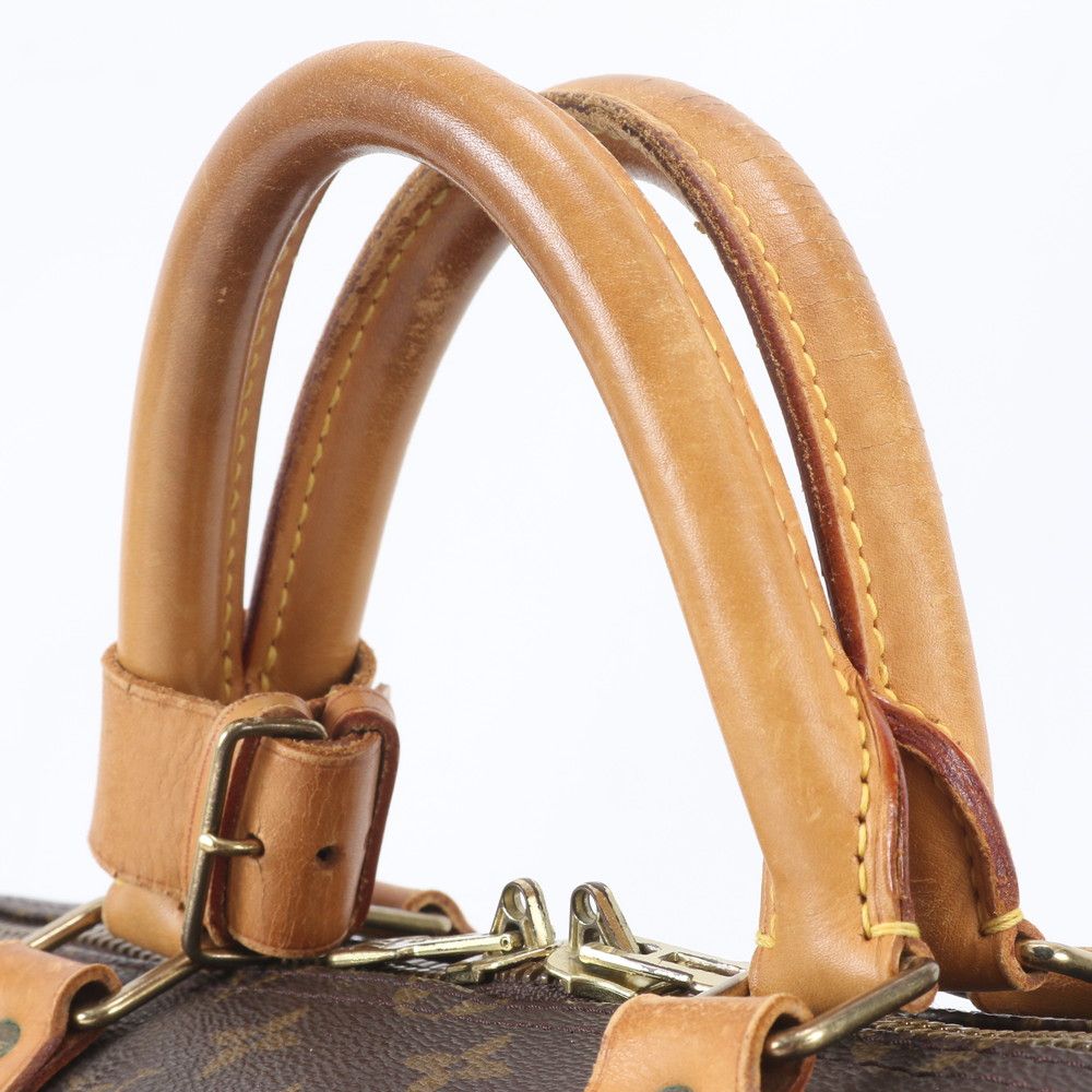 Louis Vuitton Monogram Keepall 50 Leather Boston Bag Tote Carry — view 2