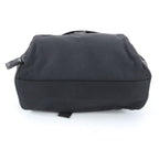 Gucci 019 Leather Nylon Backpack Shoulder Bag Black — view 5