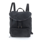 Gucci 019 Leather Nylon Backpack Shoulder Bag Black
