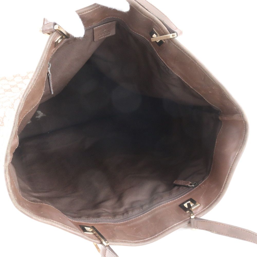 Gucci GG Canvas 002 Leather Tote Shoulder Hand — view 7