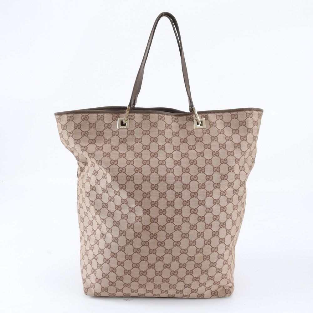 Gucci GG Canvas 002 Leather Tote Shoulder Hand — view 3