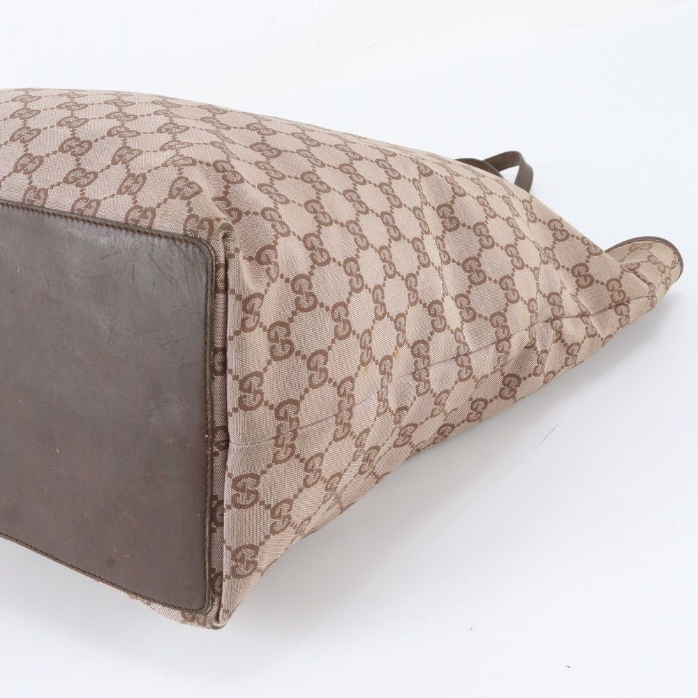 Gucci GG Canvas 002 Leather Tote Shoulder Hand — view 4