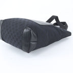 Gucci GG Canvas 019 Leather Tote Shoulder Black — view 4