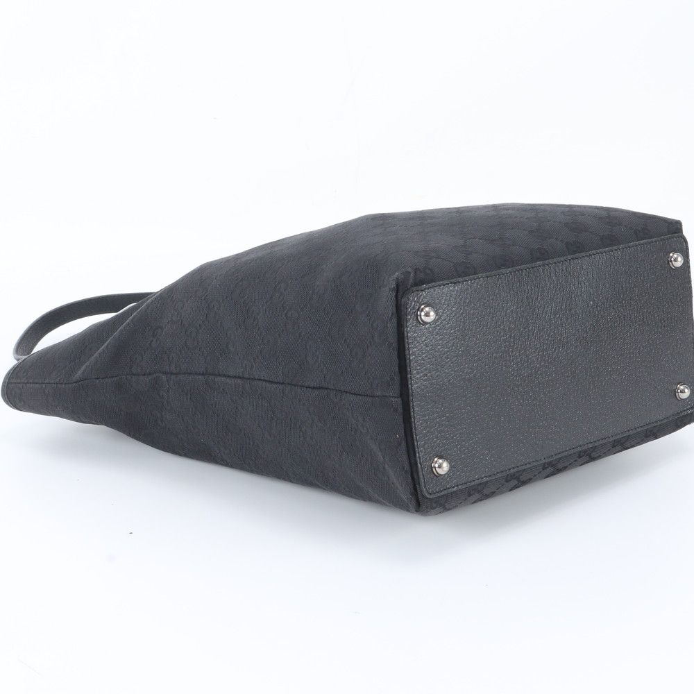Gucci GG Canvas Eclipse Leather Tote Shoulder Black — view 5