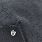 Gucci GG Canvas Eclipse Leather Tote Shoulder Black — view 9