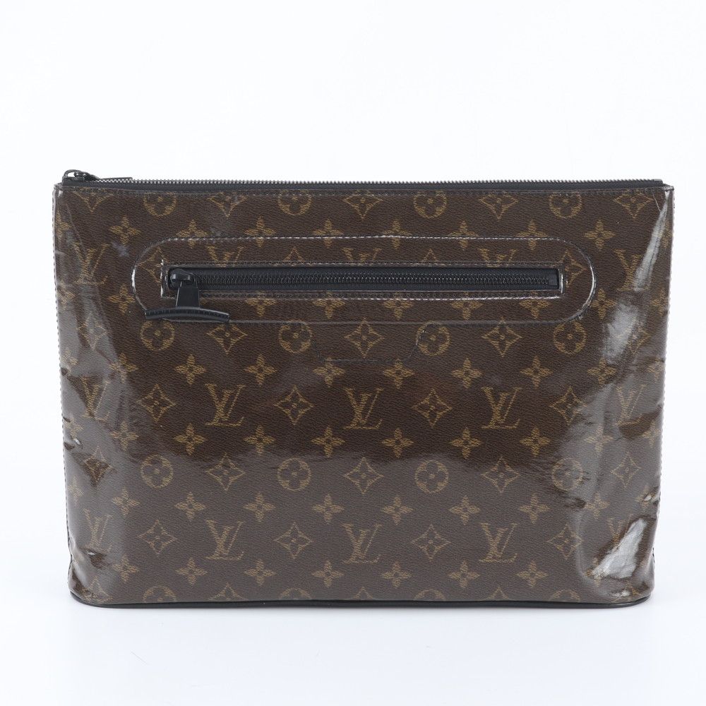Louis Vuitton Monogram Gray Pochette Cosmos Clutch Business