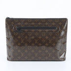 Louis Vuitton Monogram Gray Pochette Cosmos Clutch Business