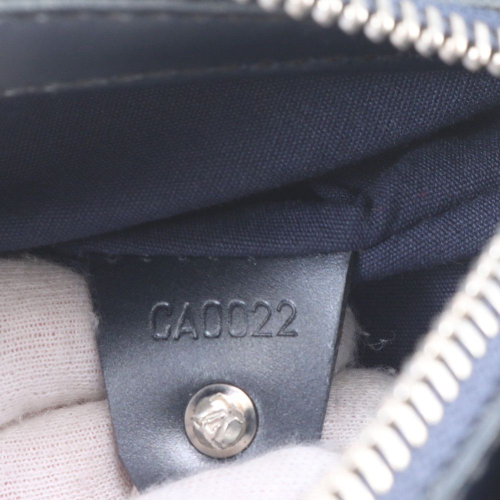 Louis Vuitton Monogram Matte Alston Blue Leather Shoulder Bag — view 9