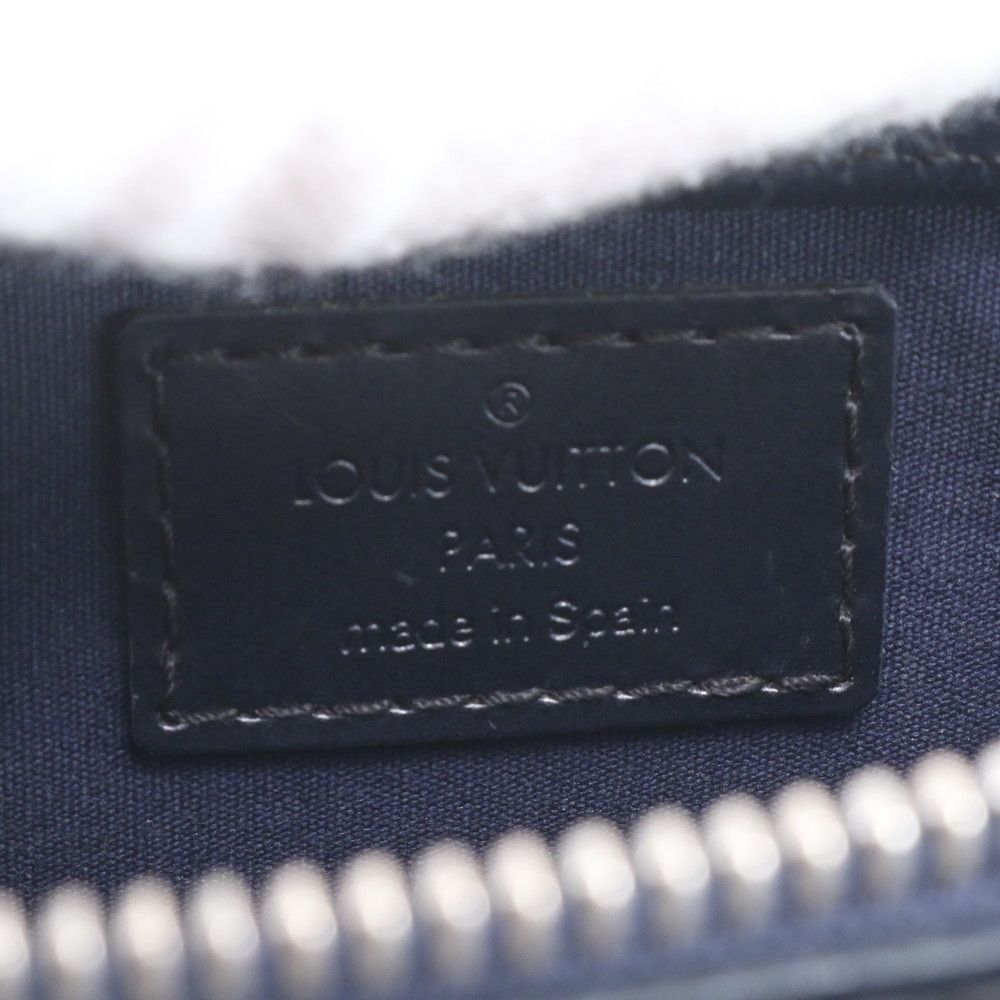 Louis Vuitton Monogram Matte Alston Blue Leather Shoulder Bag — view 8