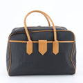 Saint Laurent YSL Boston Bag Tote Carry Leather Black