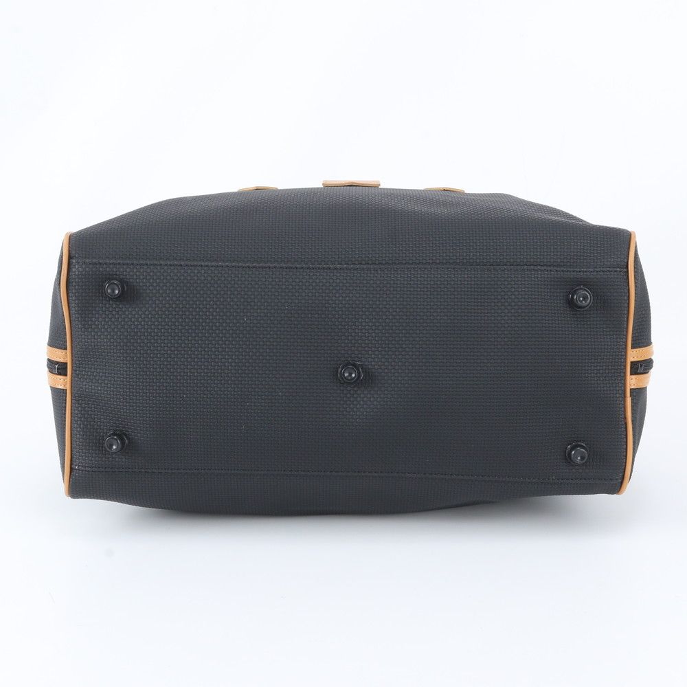 Saint Laurent YSL Boston Bag Tote Carry Leather Black — view 6