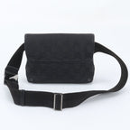 Gucci GG Canvas Leather 2-Way Belt Bag Crossbody Waist Pouch Shoulder Black — view 3