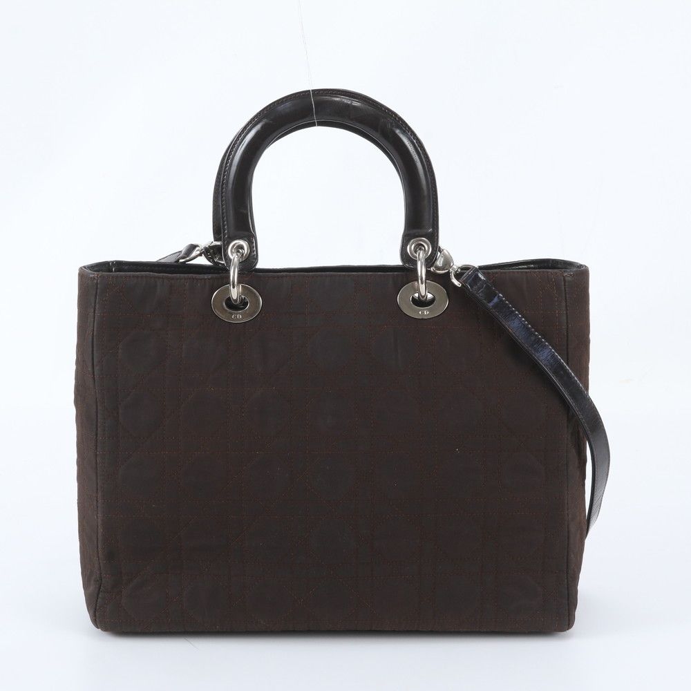 Dior Cannage Lady 2-Way Shoulder Bag Crossbody Hand Leather — view 4