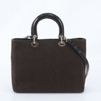 Dior Cannage Lady 2-Way Shoulder Bag Crossbody Hand Leather — view 4