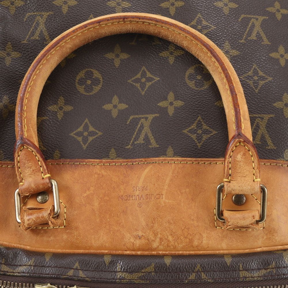 Louis Vuitton Monogram Alize de Poche Leather Boston Bag Tote — view 9