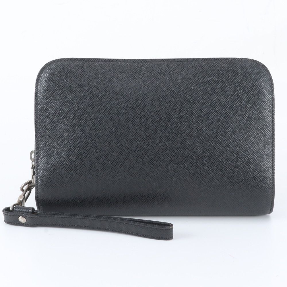 Louis Vuitton Taiga Baikal Leather Clutch Pouch Business