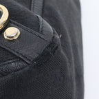 Gucci GG Canvas Abbey Leather Tote Shoulder Hand Black — view 9