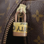 Louis Vuitton Monogram Keepall Bandouliere 55 Leather Boston Bag Shoulder — view 9