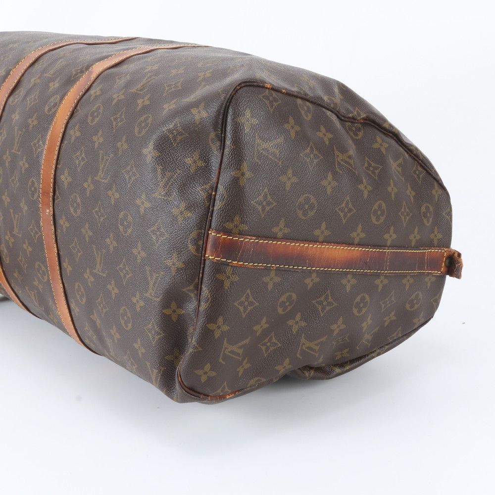 Louis Vuitton Monogram Keepall Bandouliere 55 Leather Boston Bag Shoulder — view 5
