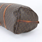 Louis Vuitton Monogram Keepall Bandouliere 55 Leather Boston Bag Shoulder — view 5