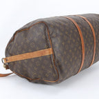 Louis Vuitton Monogram Keepall Bandouliere 55 Leather Boston Bag Shoulder — view 6