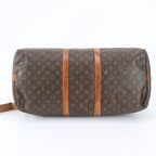 Louis Vuitton Monogram Keepall Bandouliere 55 Leather Boston Bag Shoulder — view 7