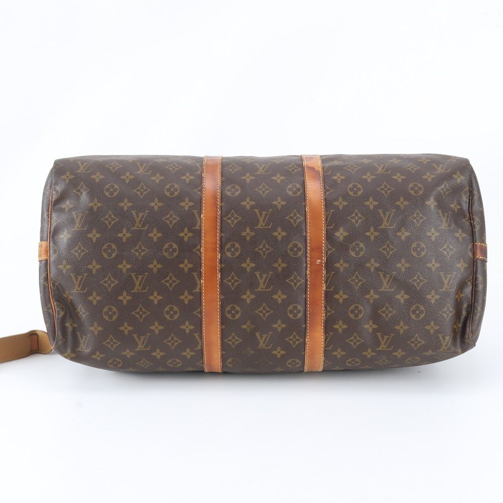 Louis Vuitton Monogram Keepall Bandouliere 55 Leather Boston Bag Shoulder — view 7