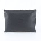 Louis Vuitton Taiga Pochette Apollo Leather Clutch Black — view 2