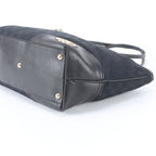 Gucci GG Canvas New Brit Leather Tote Shoulder Black — view 4