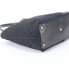 Gucci GG Canvas New Brit Leather Tote Shoulder Black — view 5