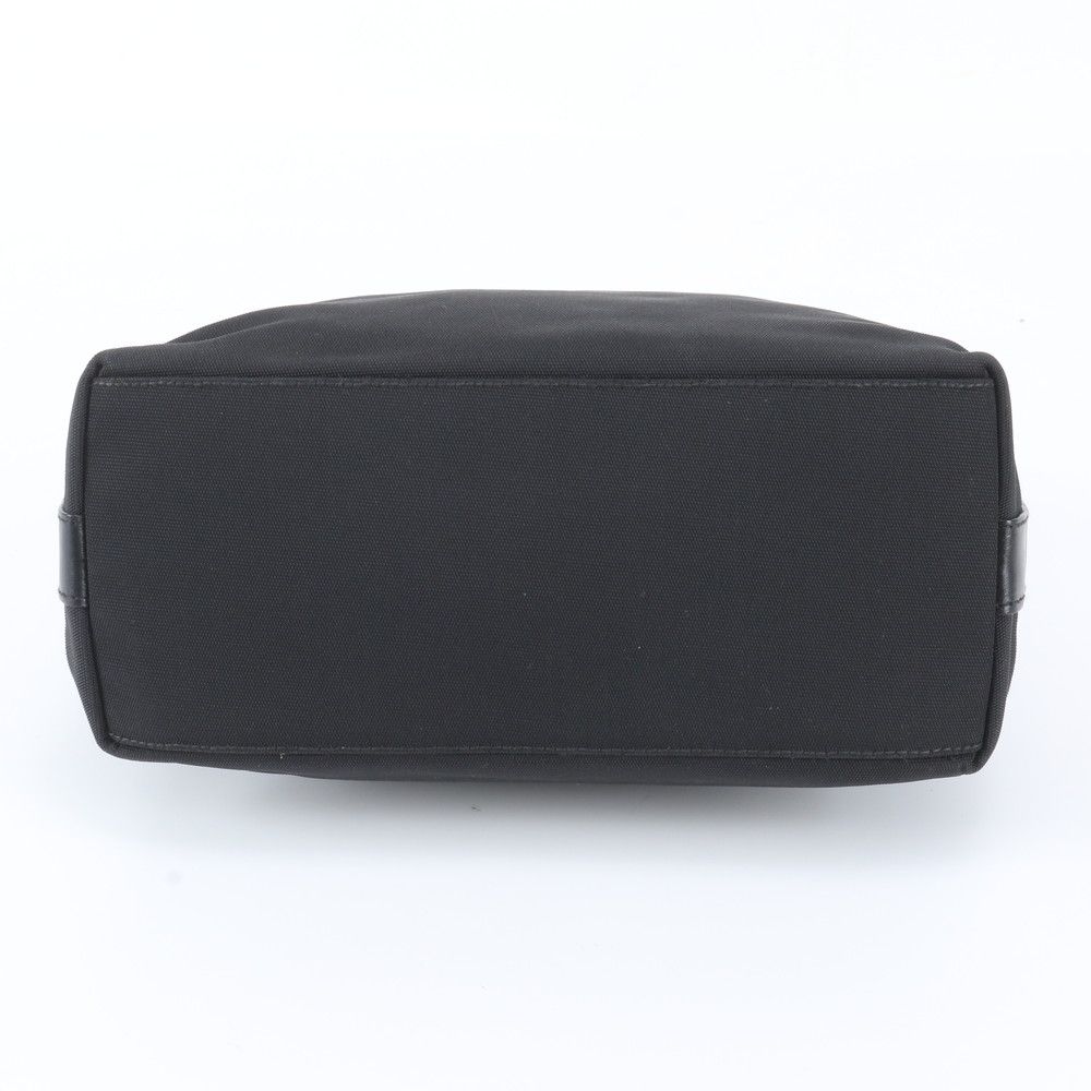 Gucci 000 Leather Canvas Shoulder Bag Hand Black — view 6