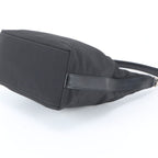 Gucci 000 Leather Canvas Shoulder Bag Hand Black — view 4