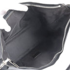 Gucci 000 Leather Canvas Shoulder Bag Hand Black — view 7