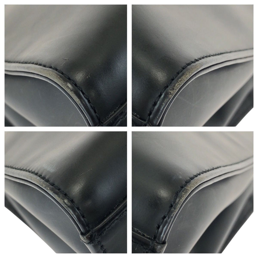Gucci Bamboo Black Gunmetal Smooth Leather 002 Tote — view 3