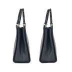 Gucci Bamboo Black Gunmetal Smooth Leather 002 Tote — view 8