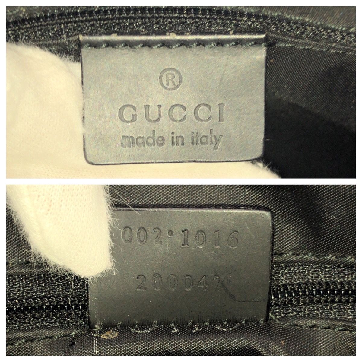 Gucci Bamboo Black Gunmetal Smooth Leather 002 Tote — view 4