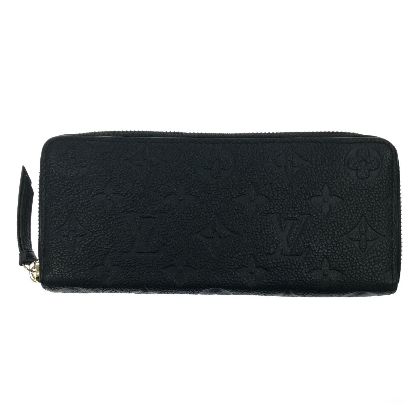 Louis Vuitton Wallet Zip Around Black