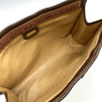 Gucci 014 56 Clutch GG Supreme Canvas Vintage Brown — view 7