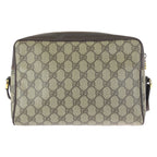 Gucci Vintage Sherry Line Beige Gold GG Supreme Canvas Shoulder — view 2