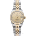 Rolex Datejust Boys Watch Diamond Box 18k Yellow Gold SS Chien Punka — view 2