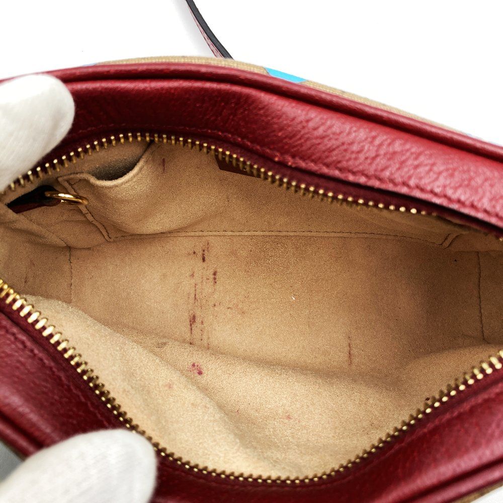 Gucci Doraemon Collaboration Shoulder Bag Micro GG Brown — view 6